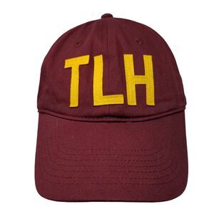 TLH Aviate Slideback Hat Red OSFM Embroidered Adjustable 6 Panel